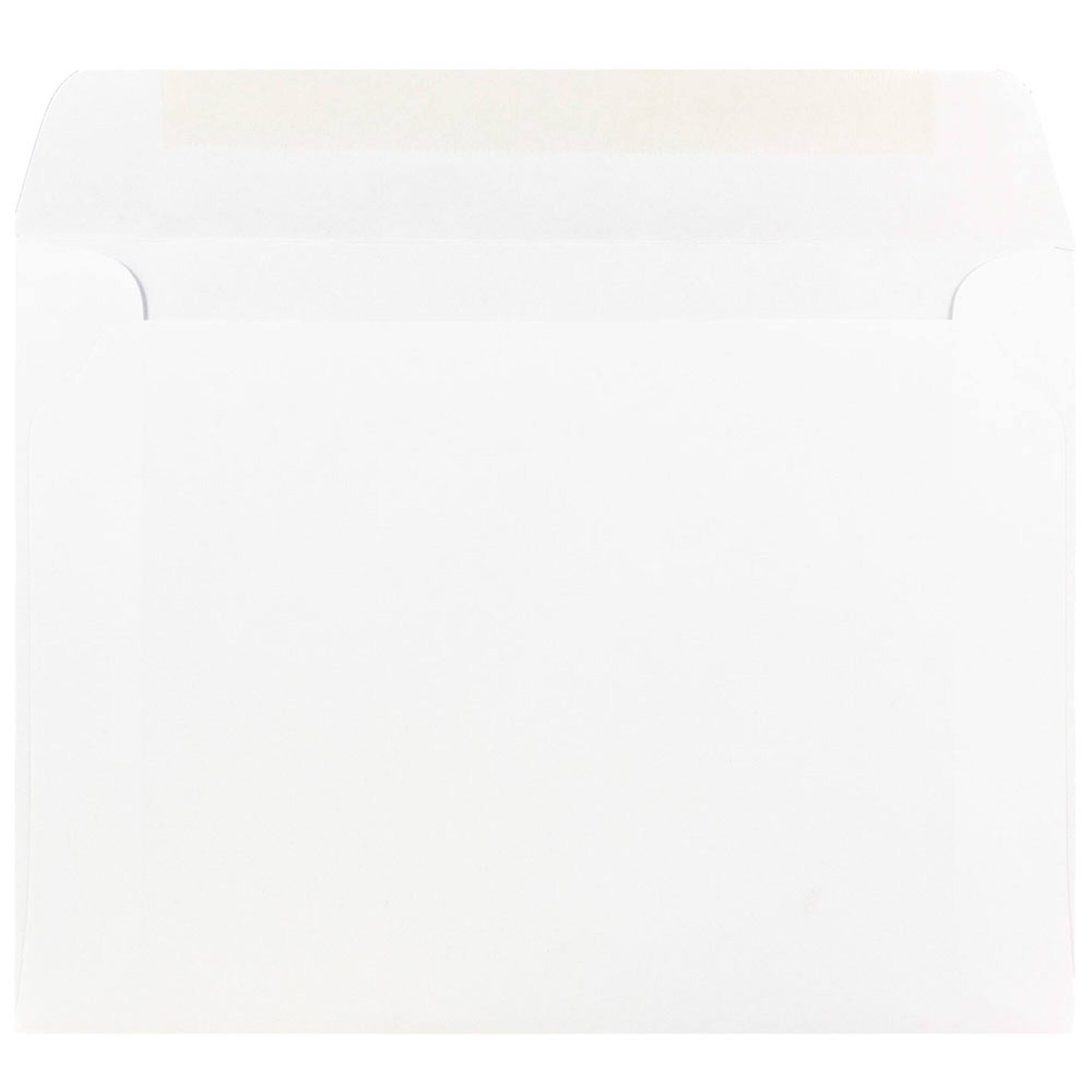 JAM Paper 5.5" x 7.5" White Booklet Envelopes